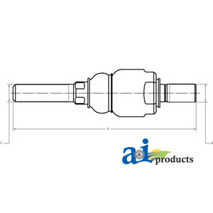 UJD00824    Tie Rod---Replaces AL110918